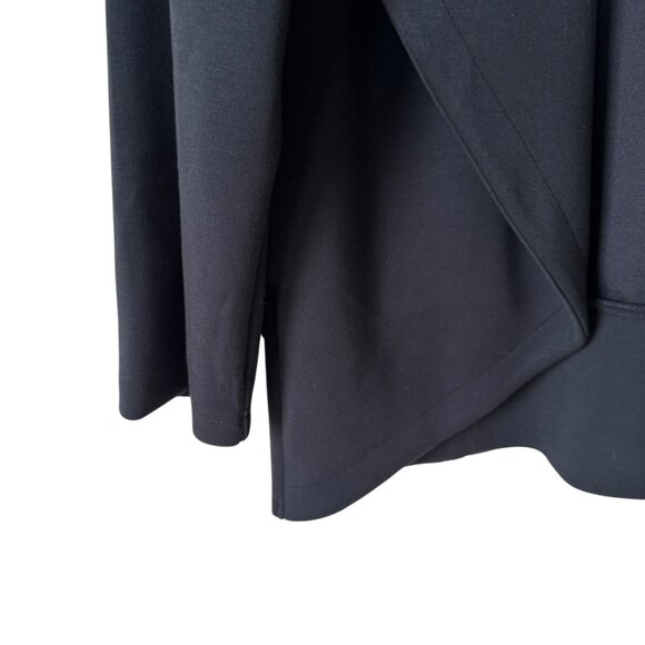 CARBON38 Knit Cocoon Cardigan Sm Cozy Black Comfy Relaxed Bell Sleeves Pockets - Picture 10 of 16